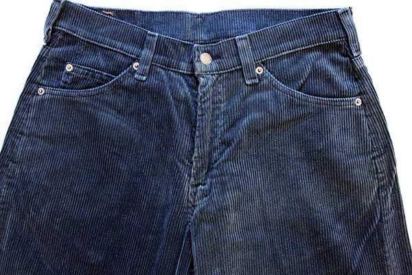 90s USA製 Levi'sリーバイス 565 太畝 コーデュロイパンツ 紺 w30 L30