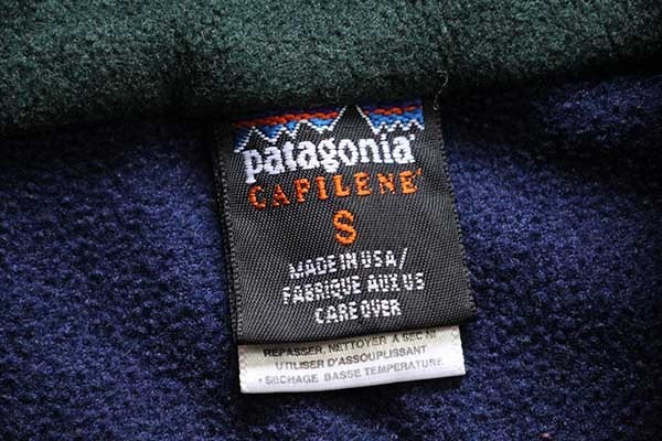 90s USA製 patagoniaパタゴニア CAPILENEキャプリーン ハイネック