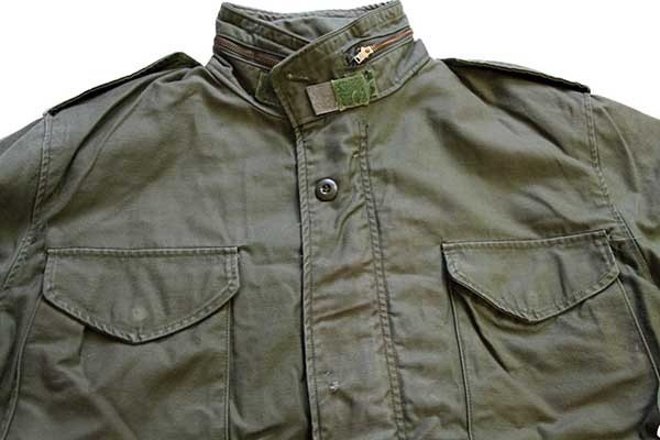 80s 米軍 U.S.ARMY M-65 フィールドジャケット オリーブグリーン M-R