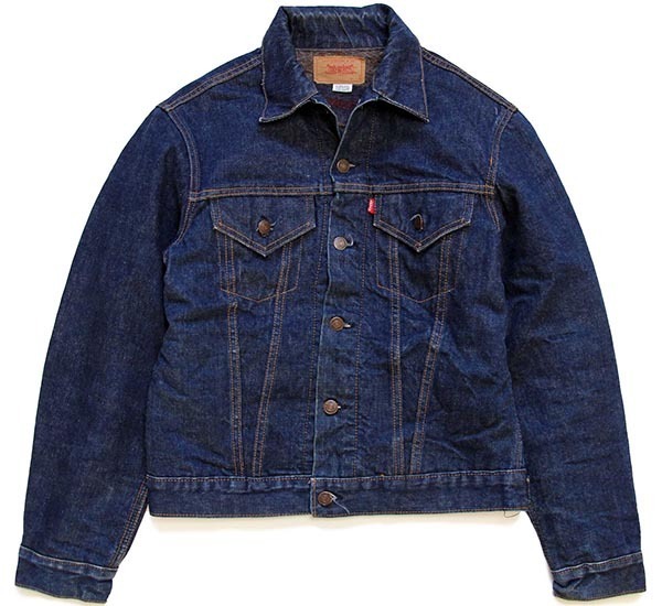 60s USA製 LEVI'Sリーバイス 70505 BIGE ブランケットライナー デニム