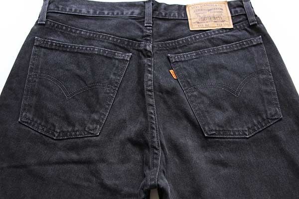 90s ベルギー製 Levi'sリーバイス 615 ブラック デニムパンツ w33 L34