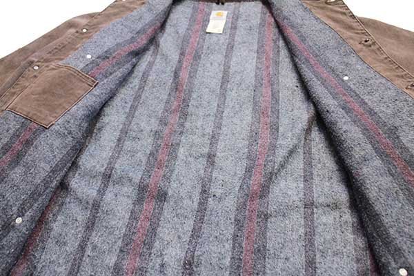 00s USA製 carharttカーハート ブランケットライナー ダック地