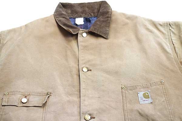 70s USA製 carharttカーハート ブランケットライナー ダック地