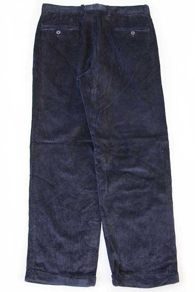 LAUREN ラルフローレン ツータック コットン 太畝 コーデュロイパンツ