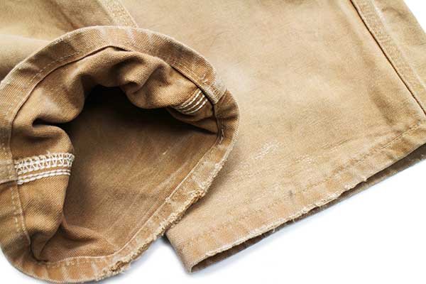 90s USA製 carharttカーハート ダブルニー ダック地 ペインターパンツ