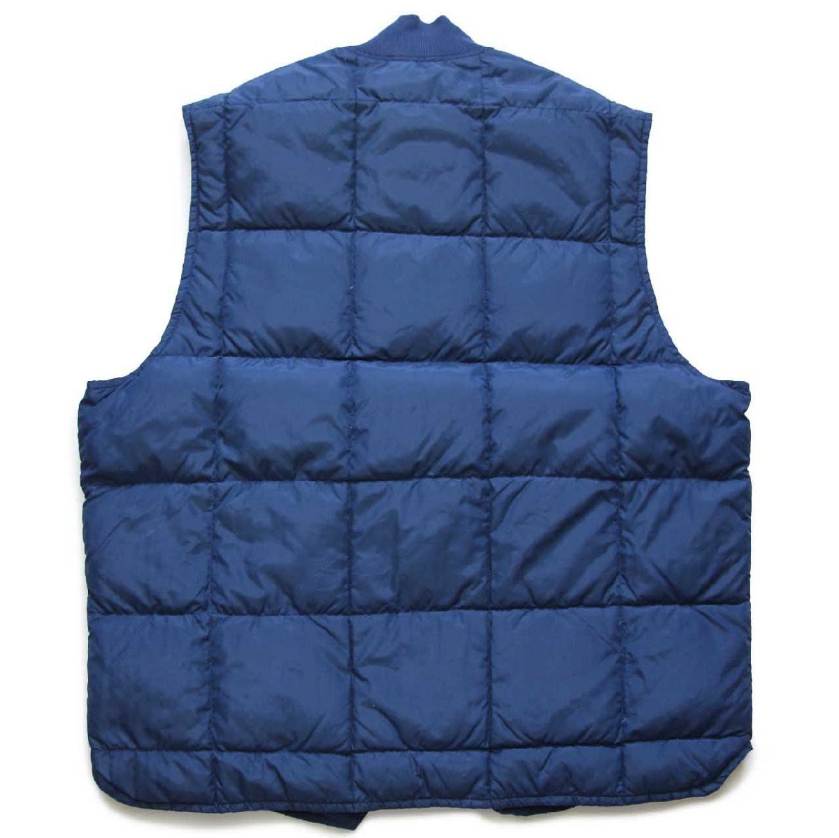 80s EddieBauerエディーバウアー ナイロン インナー ダウンベスト 紺