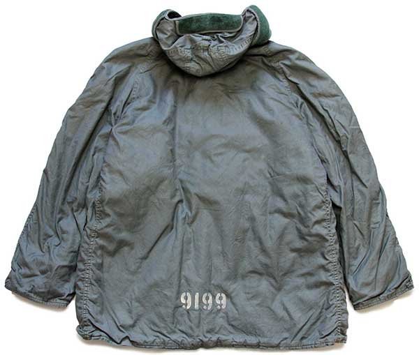 70s 米軍 USAF CWU-8/P ステンシル ラビットパーカー セージグリーン