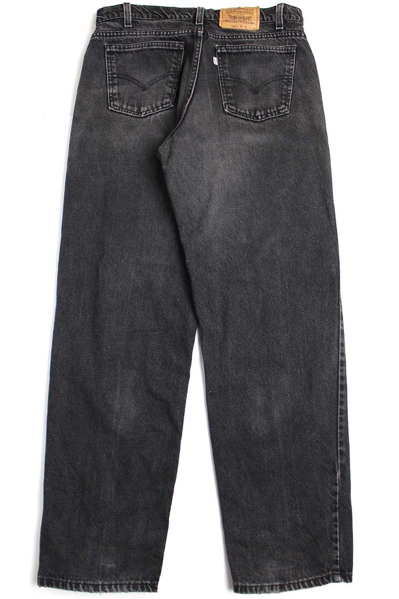 90s USA製 Levi'sリーバイス 553 ブラック デニムパンツ w36 L32