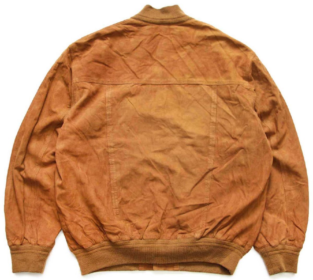 90s VERA PELLE A-1タイプ ディアスキン スエード レザージャケット 茶