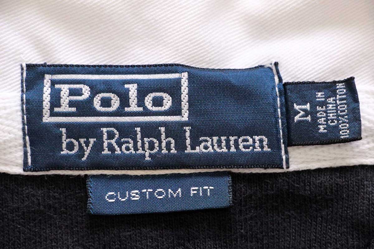 00s ポロ ラルフローレン CUSTOM FIT パッチワーク コットン ラガー