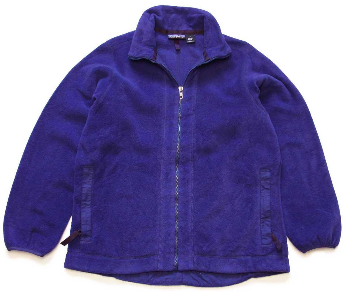 90s USA製 patagoniaパタゴニア シンチラ フリースジャケット 青紫 L