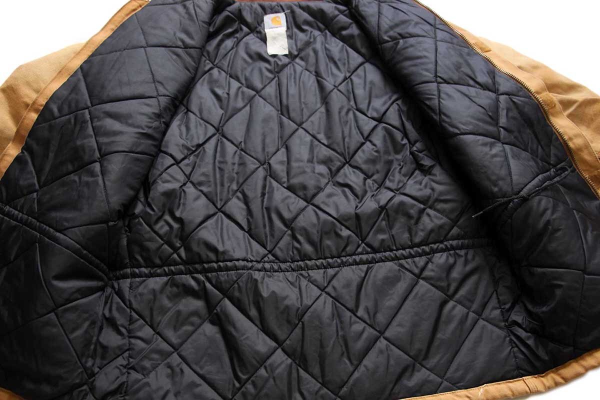 90s carharttカーハート キルティングライナー ダック地