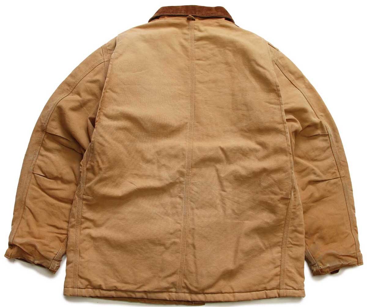 90s carharttカーハート キルティングライナー ダック地