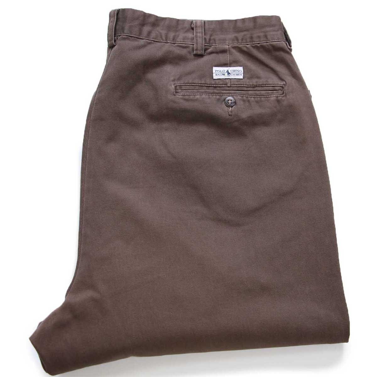 90s メキシコ製 ポロ ラルフローレン ANDREW PANT ツータック コットン