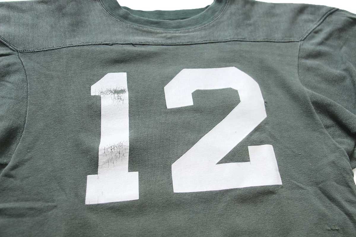 60s CHAMPIONチャンピオン タタキタグ 12 ナンバリング コットン