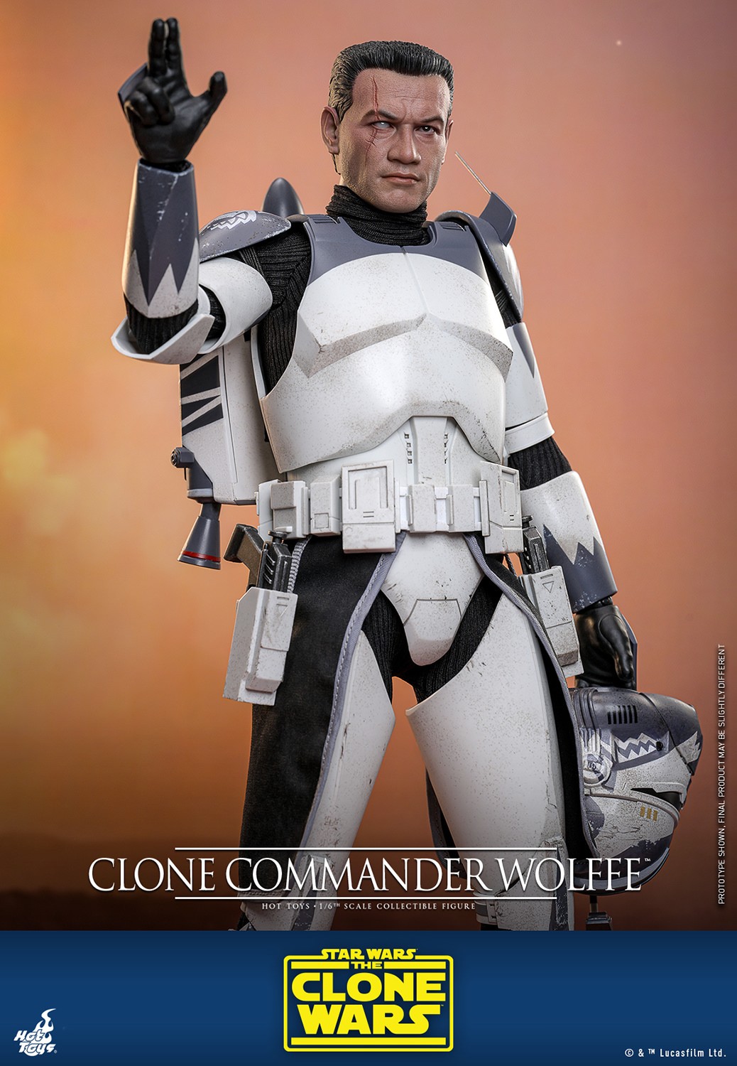 Clone Commander Wolffe™ Sixth Scale Figure by Hot Toys | Sideshow