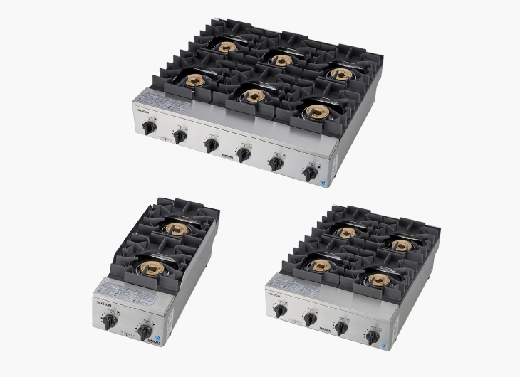 業務用ガステーブルコンロ鉄腕ガッツ＋Plus STKシリーズ | 山岡金属