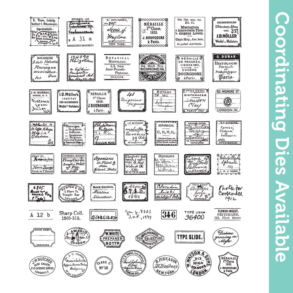 Tim Holtz Cling Rubber Stamps Curator cms493 – Simon Says Stamp