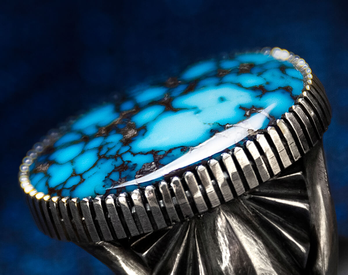 Godber Turquoise Original ring 290 | ターコイズ・メンズシルバー