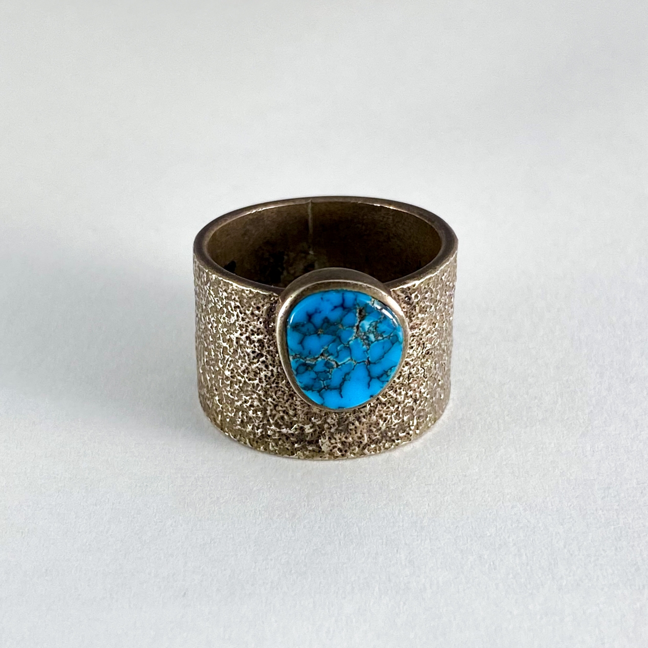 Darryl Dean Begay Lone Mt. ring 336 | ターコイズ・メンズシルバー