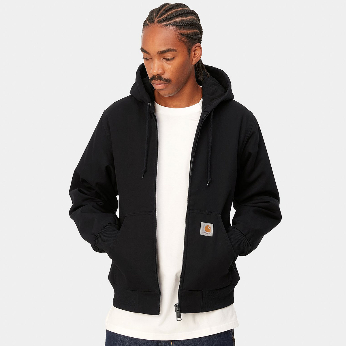 Carhartt WIP Active Jacket Black Rigid Winter | Skatestore