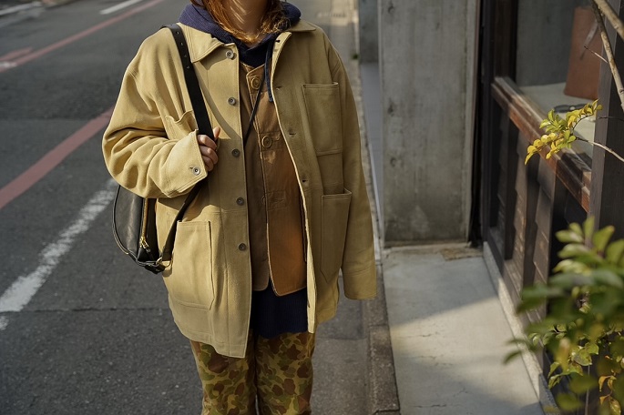 sheep Suede coverall | SLOW - スロウ 公式サイト | 革製のバッグ