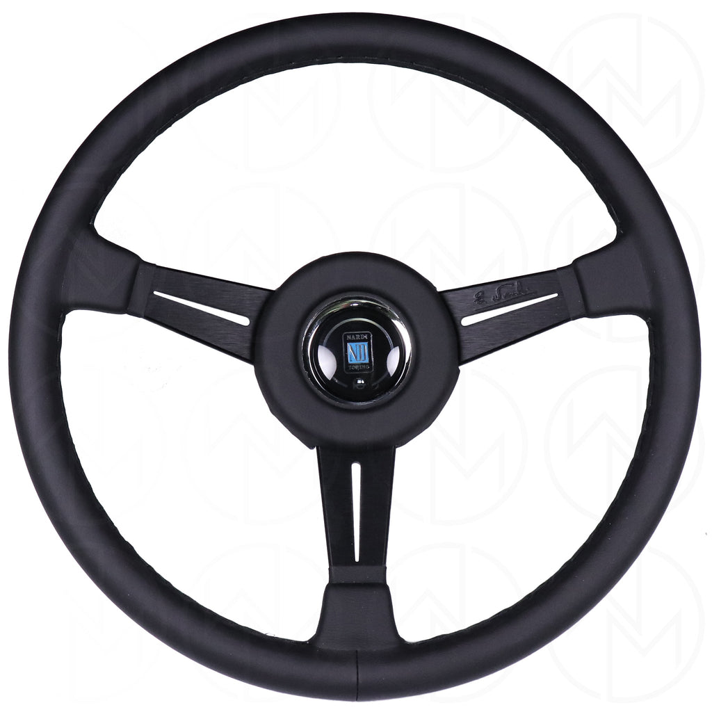 Nardi Classico Steering Wheel - 365mm Leather w/Black Spoke