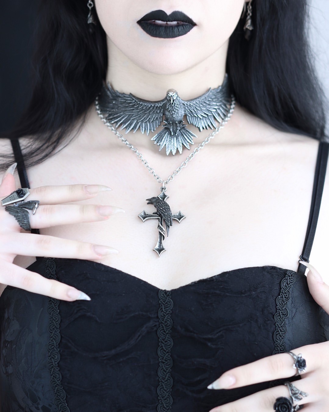 CRUX CORVIS / ネックレス【Alchemy Gothic】 | Spider Rock Web