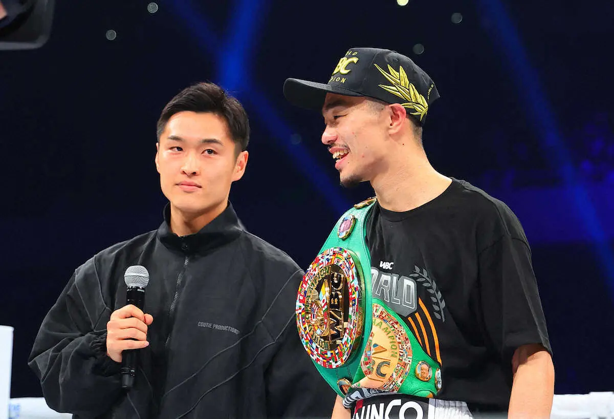 中谷潤人vs西田凌佑の統一戦は「6月第1週か第2週予定」 中谷の