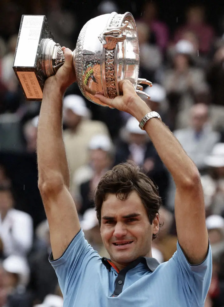 2009年、全仏オープンを制したフェデラー（AP） - スポニチ Sponichi