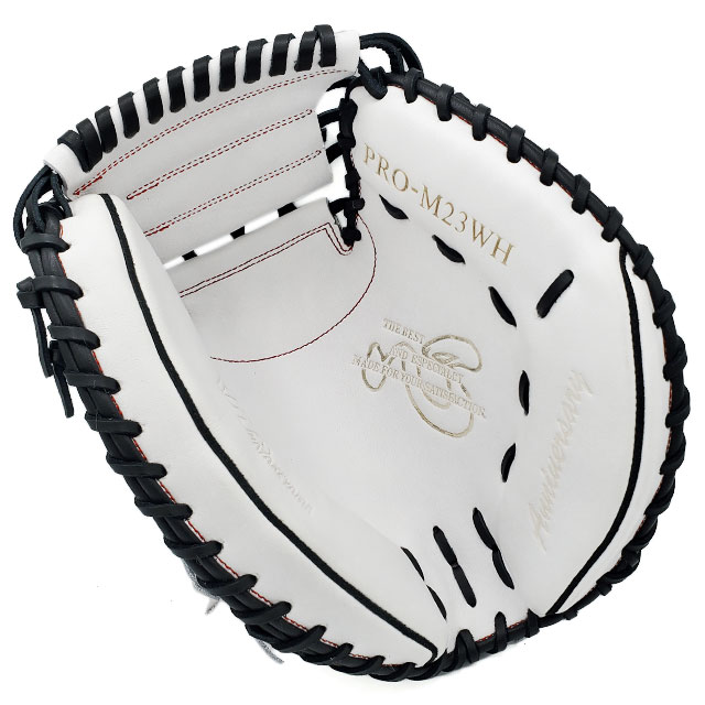 ハタケヤマ 軟式グラブ キャッチャーミット M23型 40周年限定 ASバック