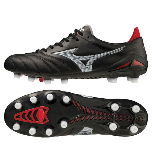 ミズノ サッカースパイク モレリア NEO 4 JAPAN ブラック カンガルー革