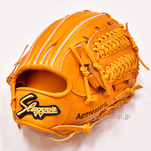 久保田スラッガー KSG-MS-1 DPオレンジ×オレンジ紐 硬式グラブ 投手