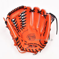 久保田スラッガー KSN-AR5 内野手用 Fオレンジ×ブラック紐 C-7837 軟式