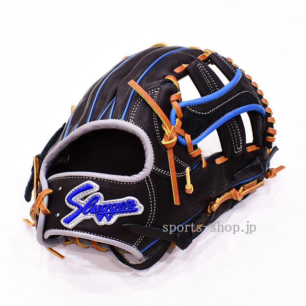 久保田スラッガー 軟式用 オーダー 内野手用 AR5 W41 ブラック×ブルー