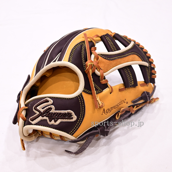久保田スラッガー 軟式用 オーダー 内野手用 DS1 W41 バーガンディ