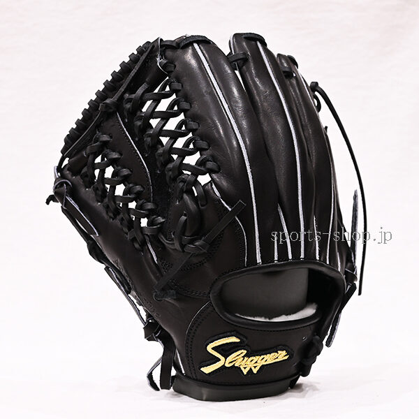SUGA 硬式野球グローブ DE2 ブラック SUGGS 野球用グローブ 黒 レザー硬式