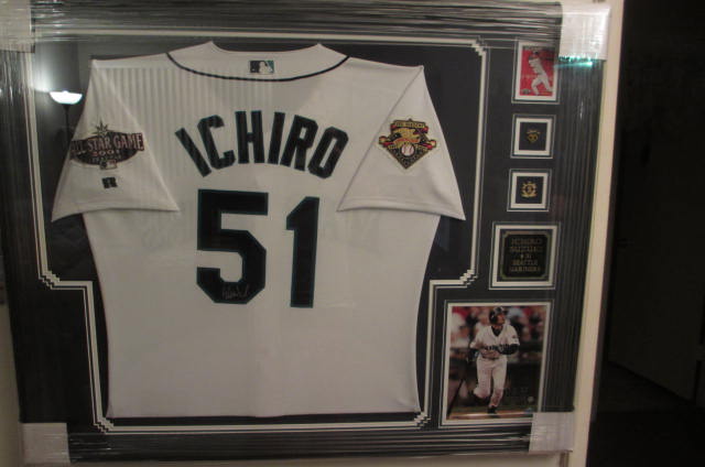 イチロー直筆サイン2001年シアトルマリナーズオールスターユニホーム