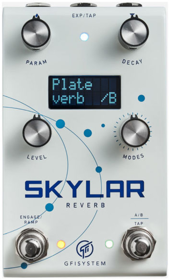 Gfi system Skylar Reverb Reverb, delay & echo effect pedal
