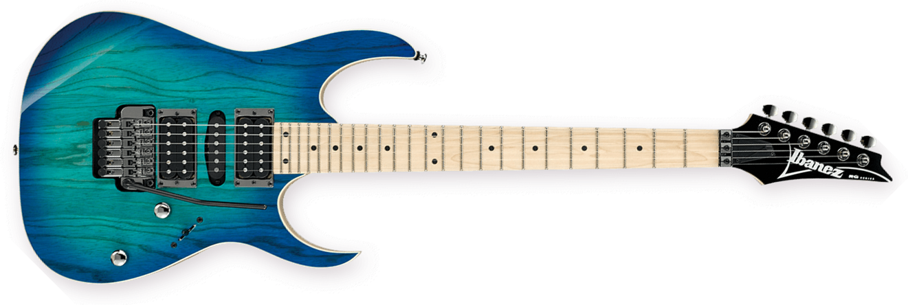 Ibanez RG370AHMZ BMT Standard - blue moon burst Str shape electric