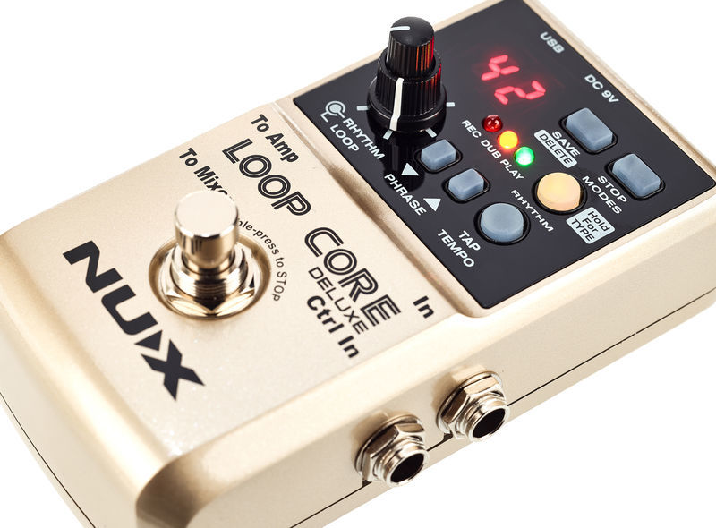 Nux Loop Core Deluxe Bundle With NMP-2 Dual Footswitch Looper