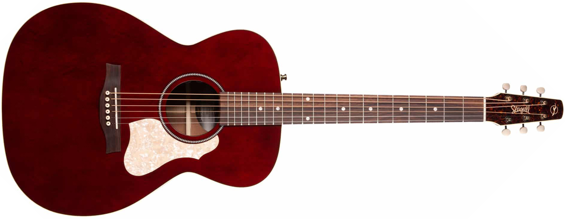 Seagull M6 CH EQ Ltd - ruby red gloss top Folk guitar