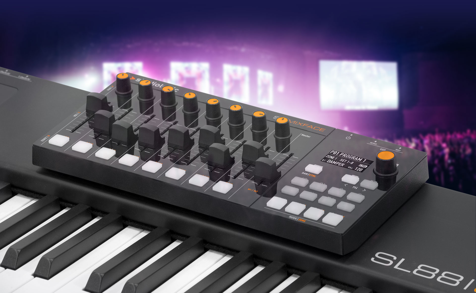 Studiologic SL88 Studio Controller-keyboard