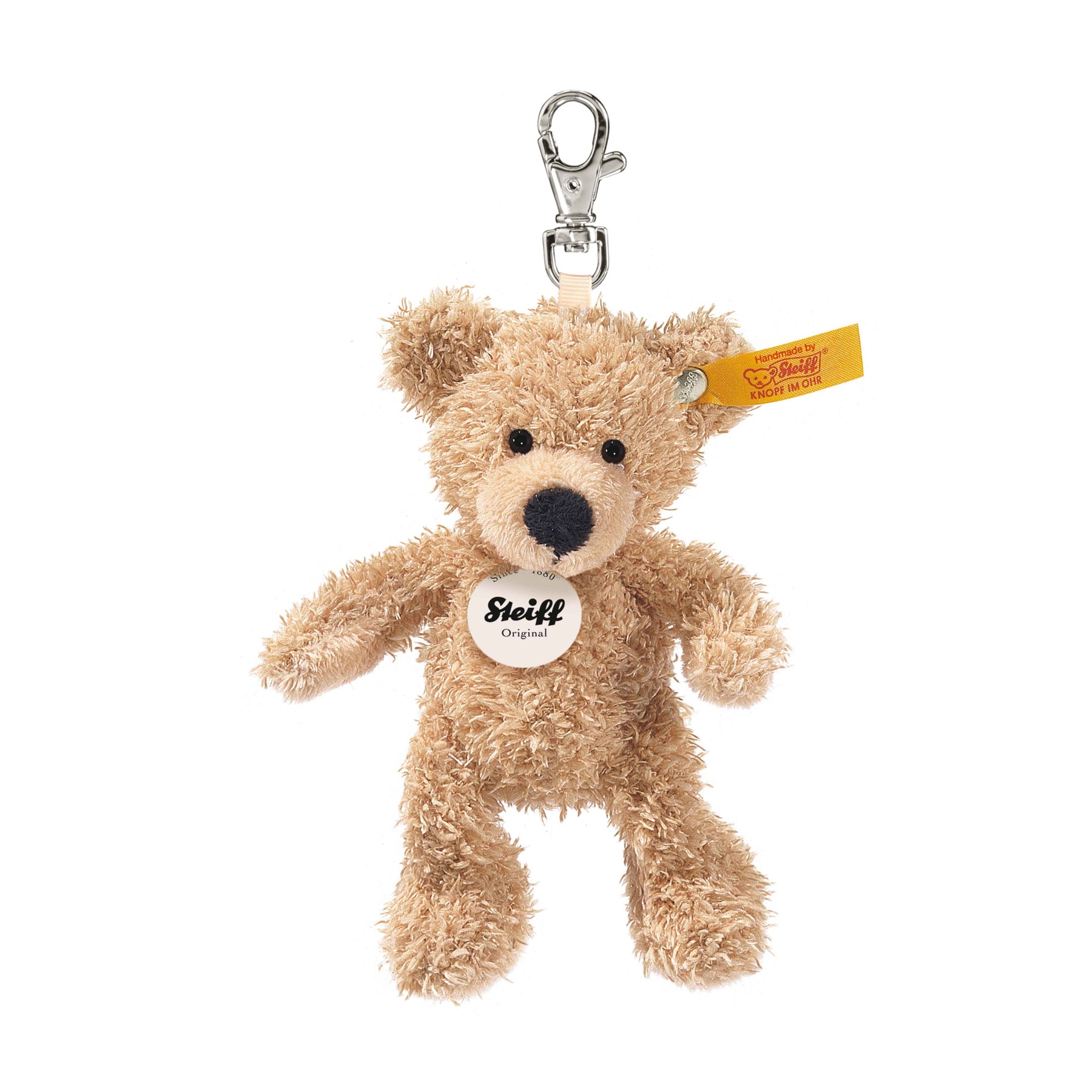 Fynn Teddy Bear Keyring, 5 in, beige - Steiff.com