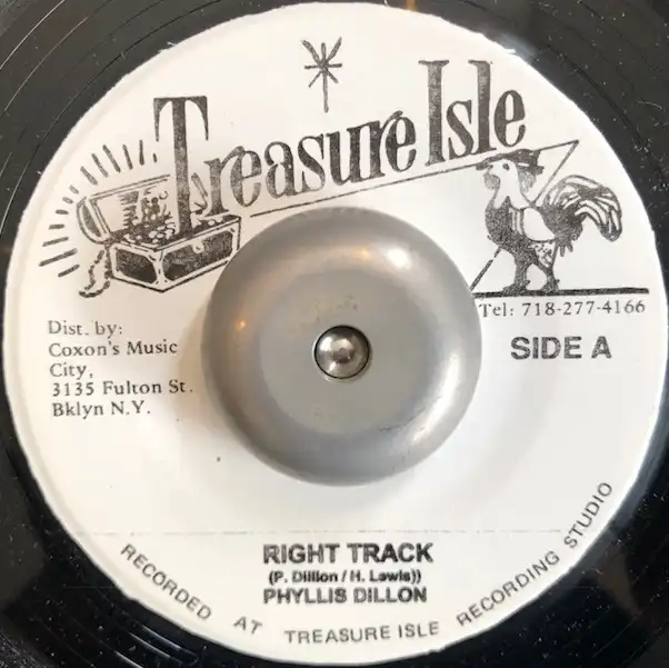 PHYLLIS DILLON ‎/ RIGHT TRACK ／ ROCKSTEADY [7inch - NONE]：REGGAE