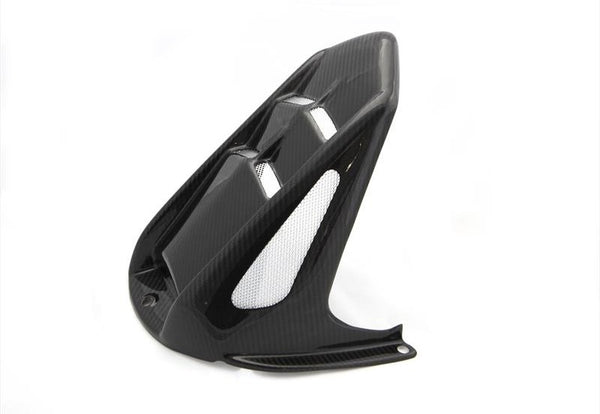 Kawasaki ZX10-R 11-2025 Gloss Black & Silver Mesh Rear Hugger by