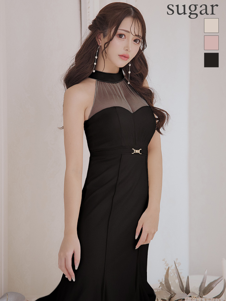 XS-Lサイズあり【DEA./ディア】シースルー/ ホルターネック/ チュール