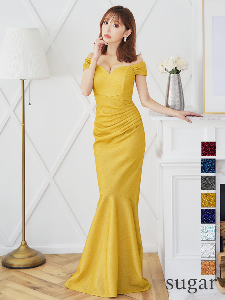 UNA VALERIE / ウナヴァレリェ】 オフショル/ タイト/ マーメイド