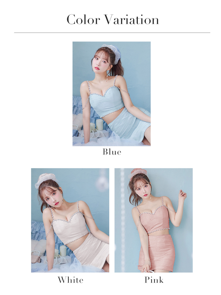 XSサイズあり【ROBE de FLEURS/ローブドフルール】ビジューチェーン