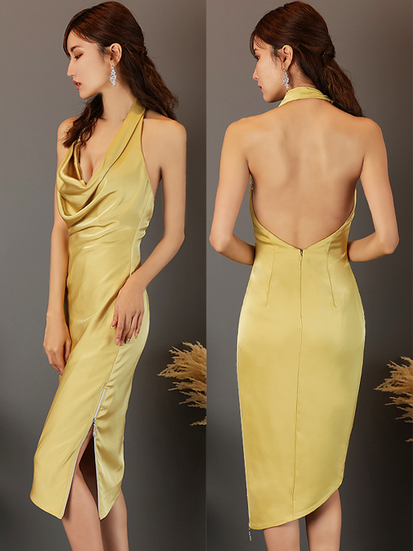 XSサイズあり【Veautt/ヴュート】【OF05】ドレープ/ ホルターネック